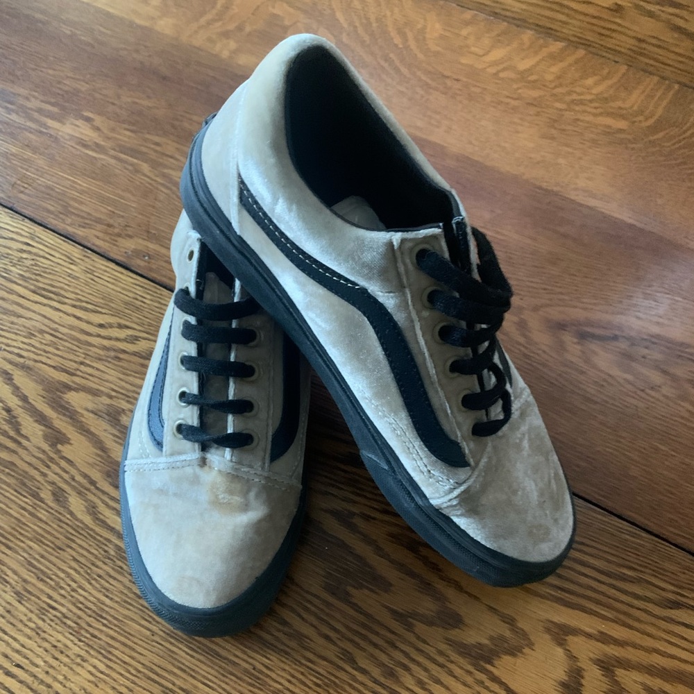 Crushed Velvet Vans